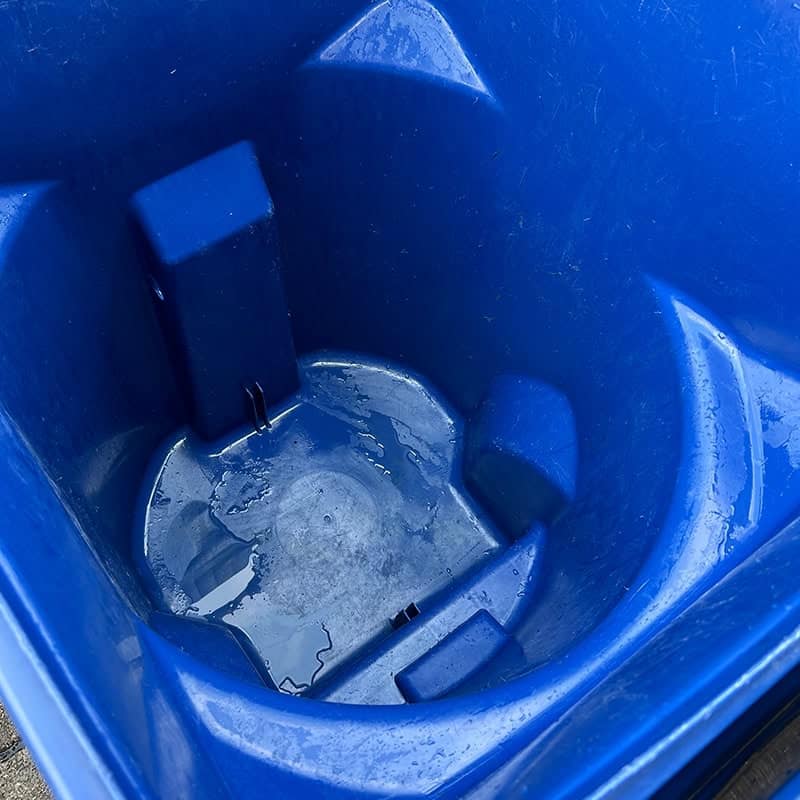 Cleaned Bin after Bin Hero Trash Can Cleaning