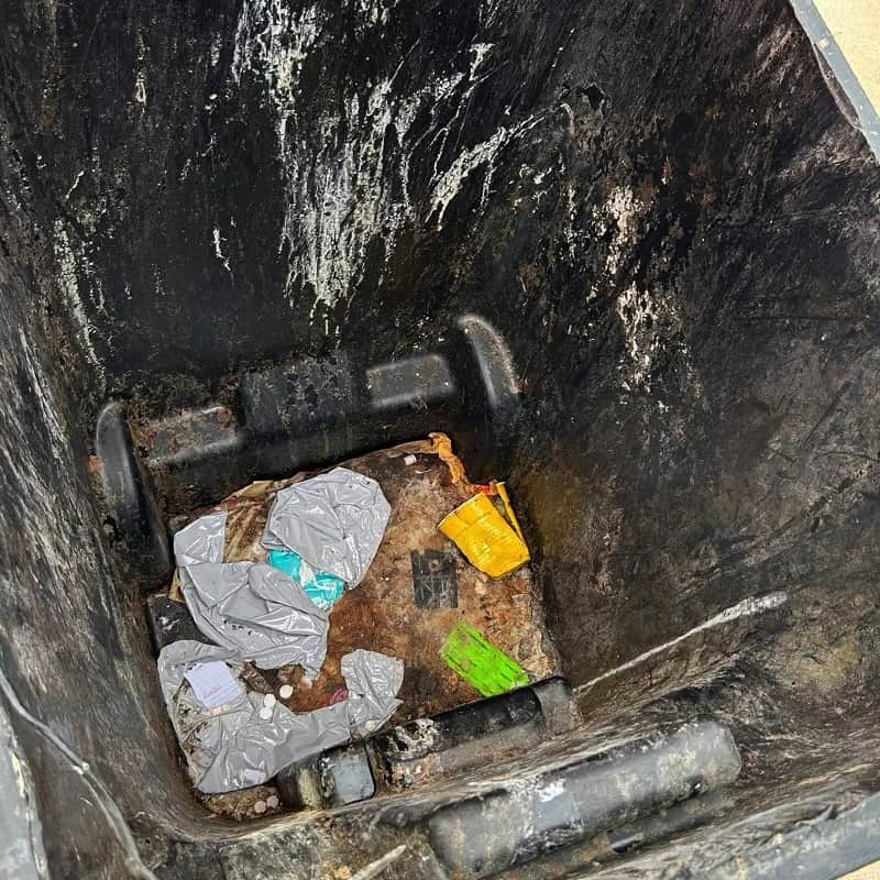 Dirty Bin before Bin Hero Trash Bin Cleaning Service